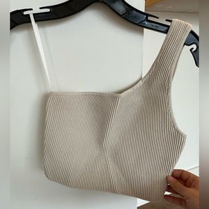 Aritzia Babaton one shoulder tank